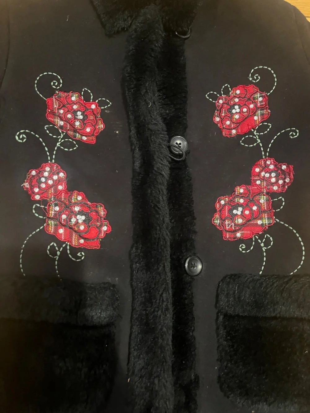 Faux fur Children’s Place coat